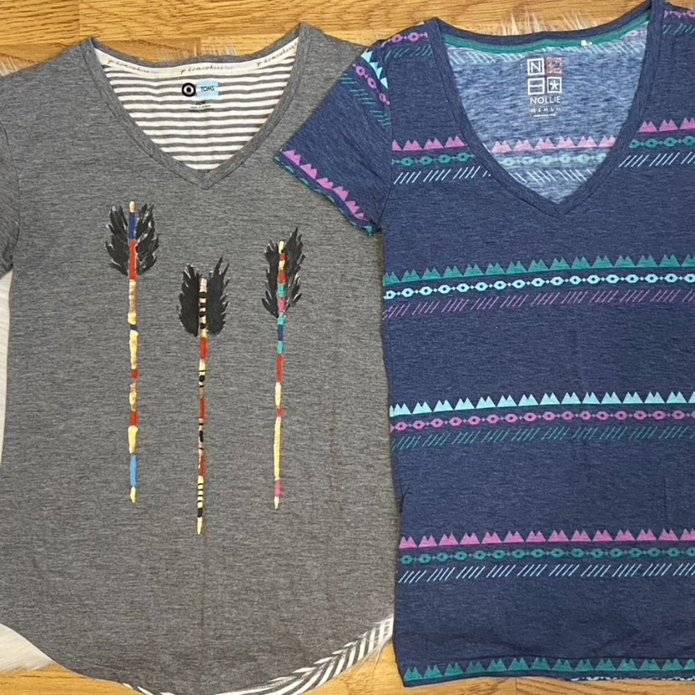 TOMS & NOLLIE T-Shirt BUNDLE XS